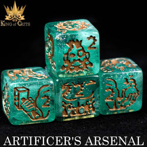 DNDDICE.COM Dice > Other Dice Artificer's Arsenal - 11 Dice Set 758890748266 ER11GEAR