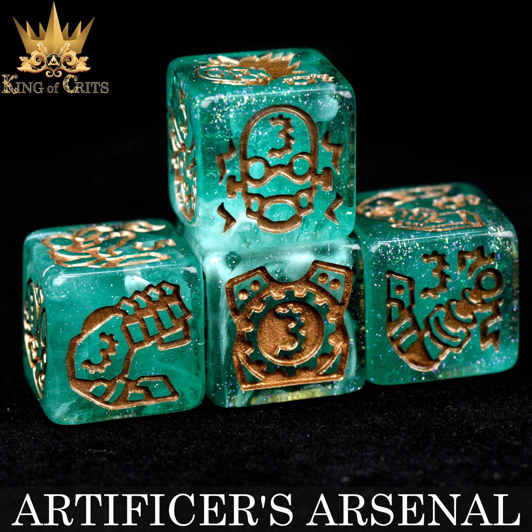 DNDDICE.COM Dice > Other Dice Artificer's Arsenal - 11 Dice Set 758890748266 ER11GEAR