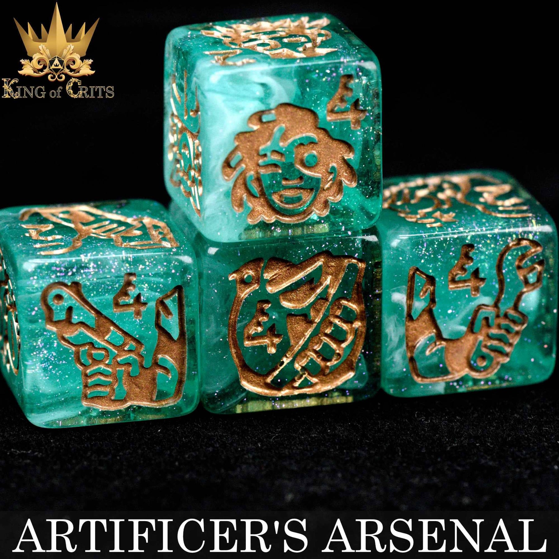 DNDDICE.COM Dice > Other Dice Artificer's Arsenal - 11 Dice Set 758890748266 ER11GEAR