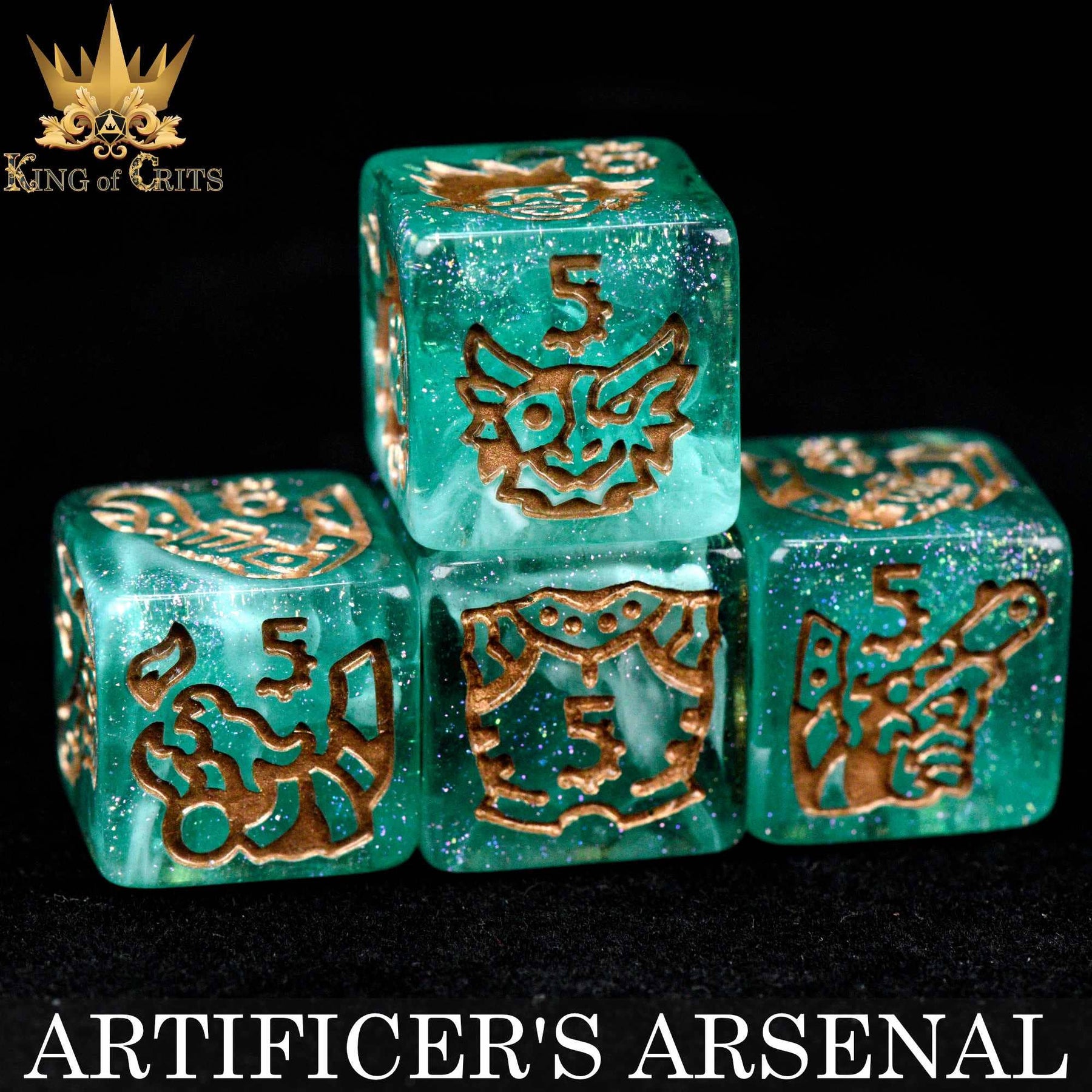 DNDDICE.COM Dice > Other Dice Artificer's Arsenal - 11 Dice Set 758890748266 ER11GEAR