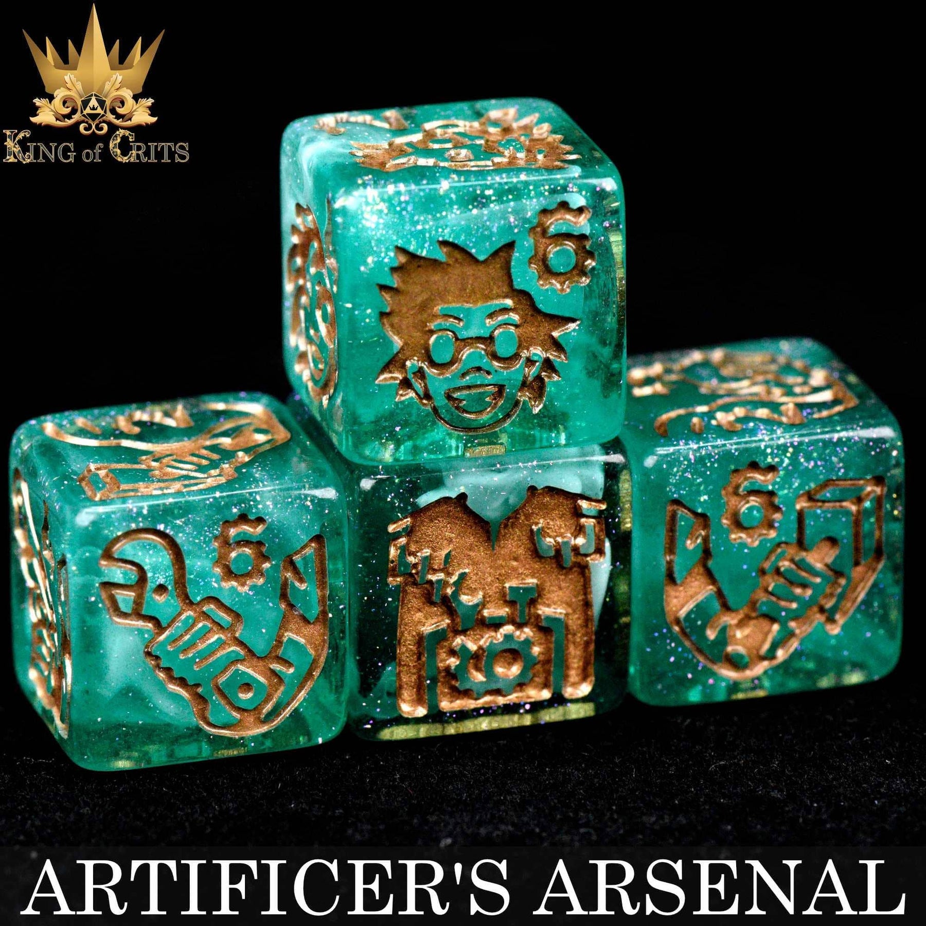 DNDDICE.COM Dice > Other Dice Artificer's Arsenal - 11 Dice Set 758890748266 ER11GEAR