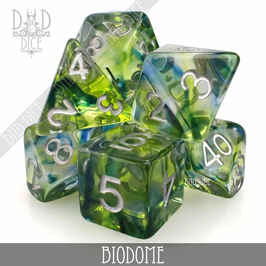 DNDDICE.COM Dice > Other Dice Biodome 7 Dice Set 758890742936 PR07BIOD
