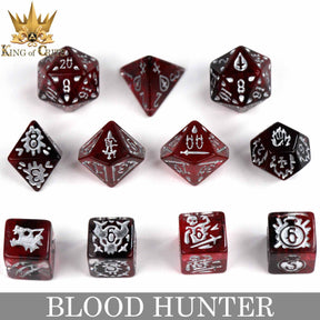 DNDDICE.COM Dice > Other Dice Blood Hunter - 11 Dice Set 758890746118 ER11BLOOD