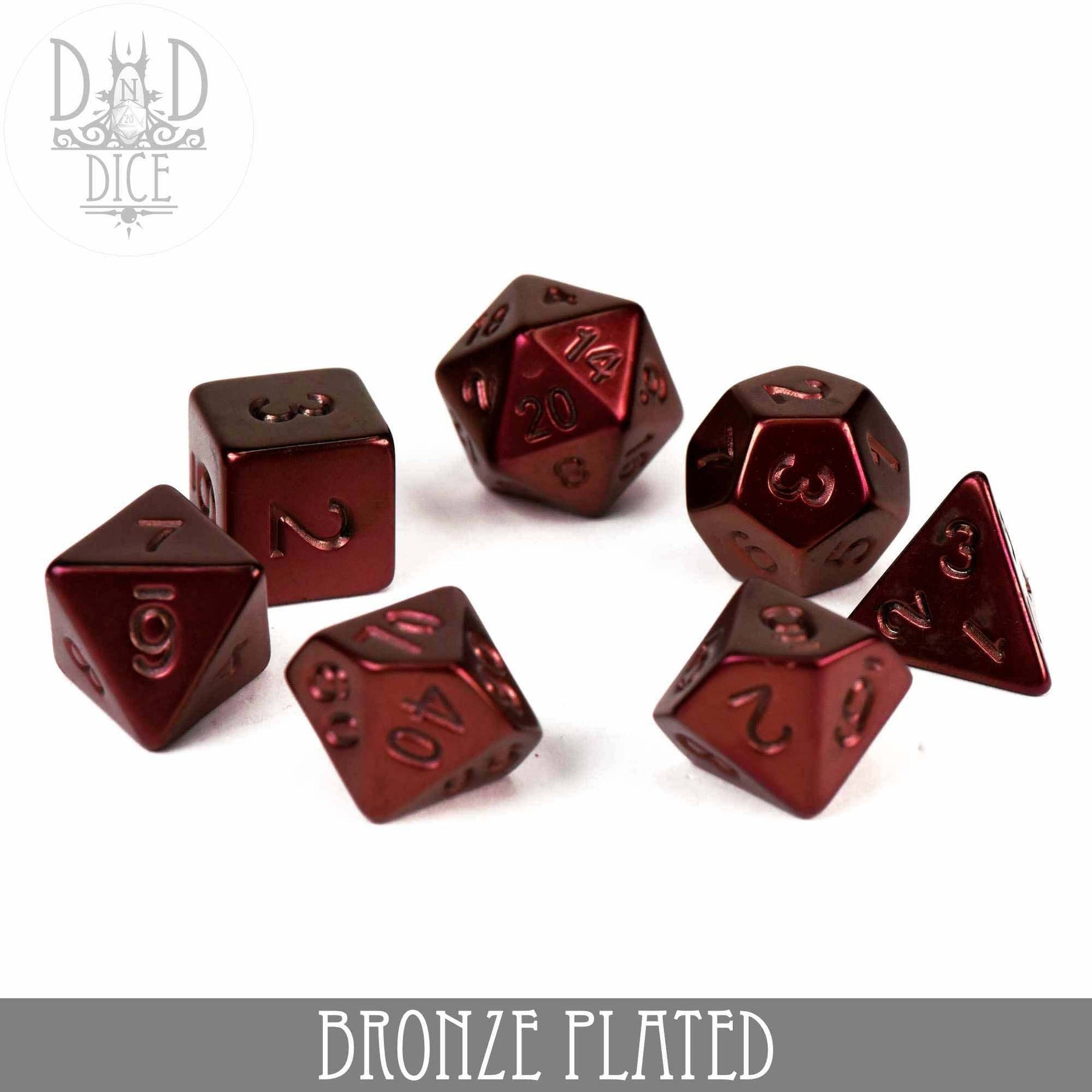 DNDDICE.COM Dice > Other Dice Bronze Plated 758890749591 PA07BRONZE
