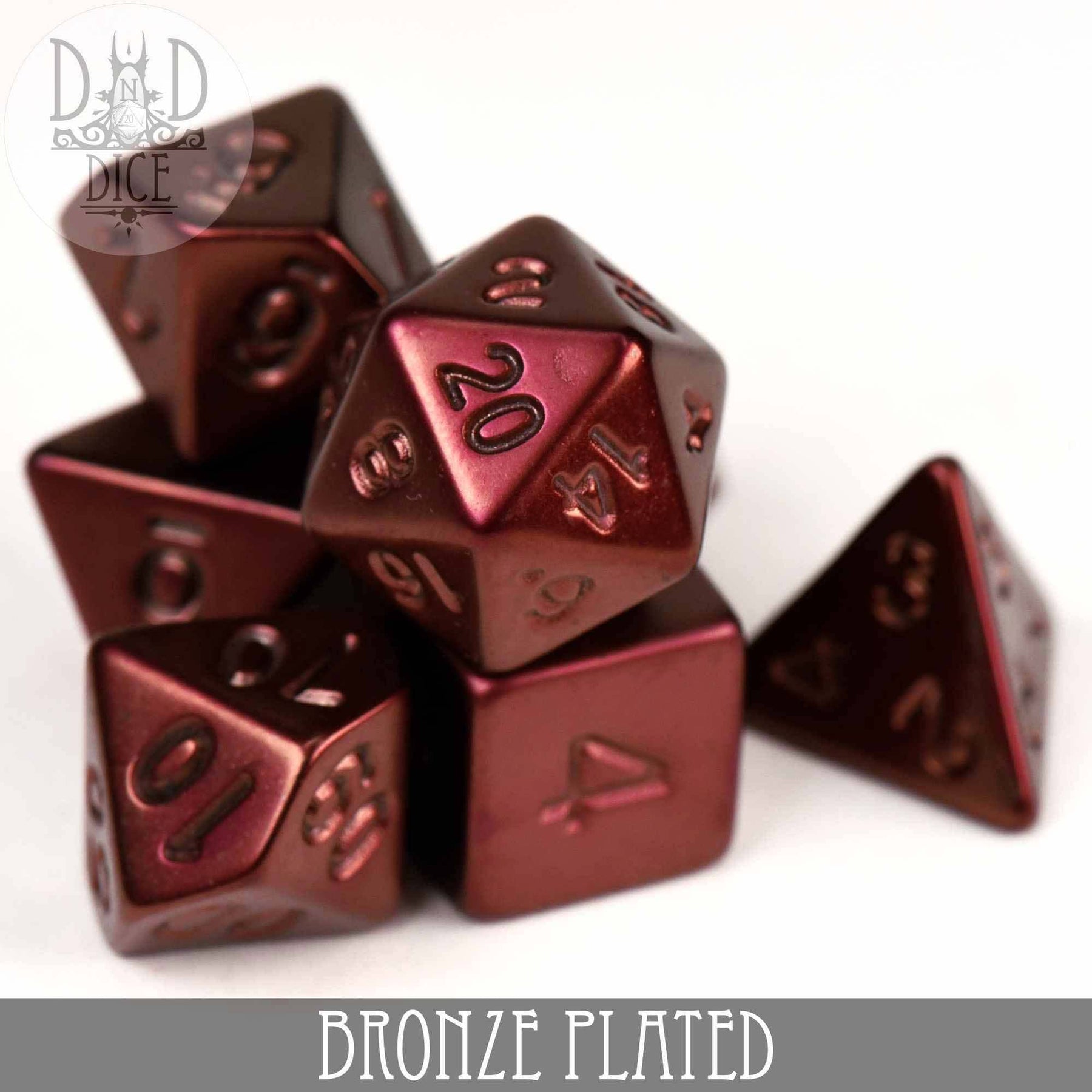 DNDDICE.COM Dice > Other Dice Bronze Plated 758890749591 PA07BRONZE
