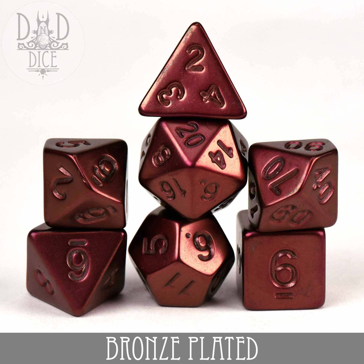 DNDDICE.COM Dice > Other Dice Bronze Plated 758890749591 PA07BRONZE