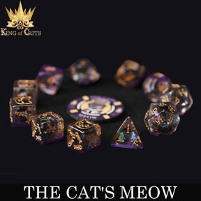 DNDDICE.COM Dice > Other Dice Cat's Meow - 11 Dice Set 758890743414 ER11CATS