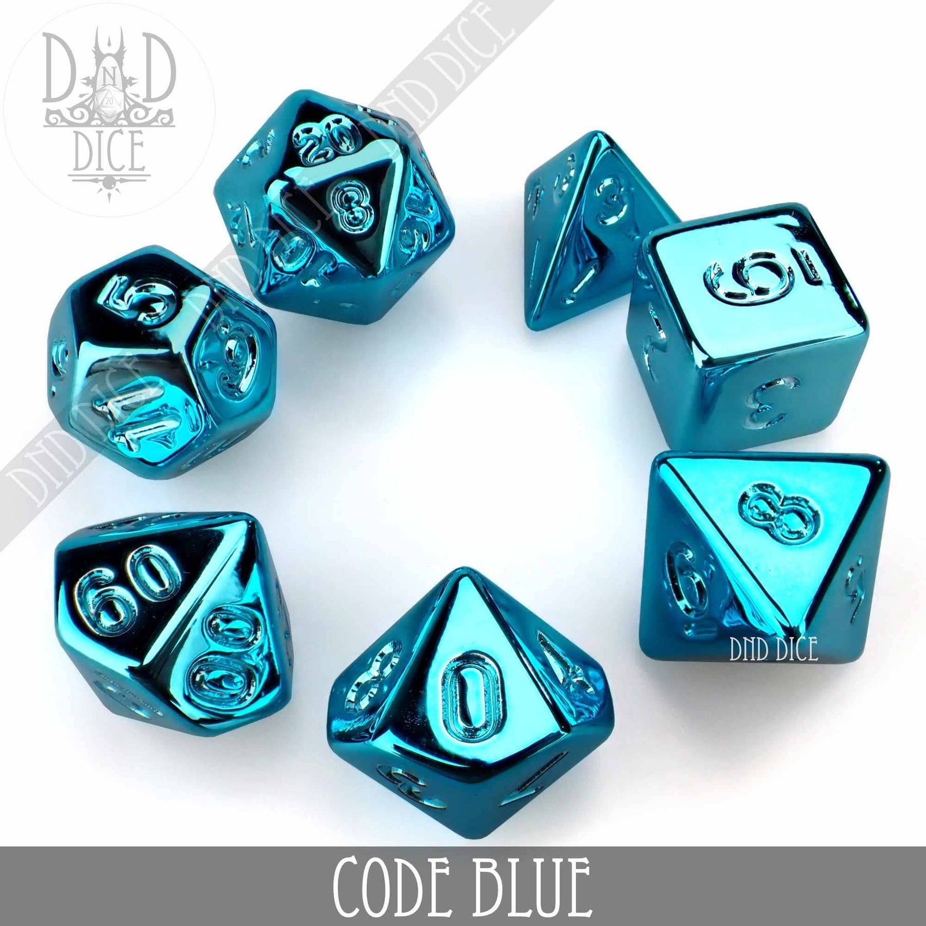 DNDDICE.COM Dice > Other Dice Code Blue 758890743650 PA07CBLU