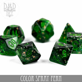 DNDDICE.COM Dice > Other Dice Color Spray Fern 758890746149 PR07SPRAY3