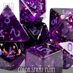 DNDDICE.COM Dice > Other Dice Color Spray Plum 758890746163 PR07SPRAY5