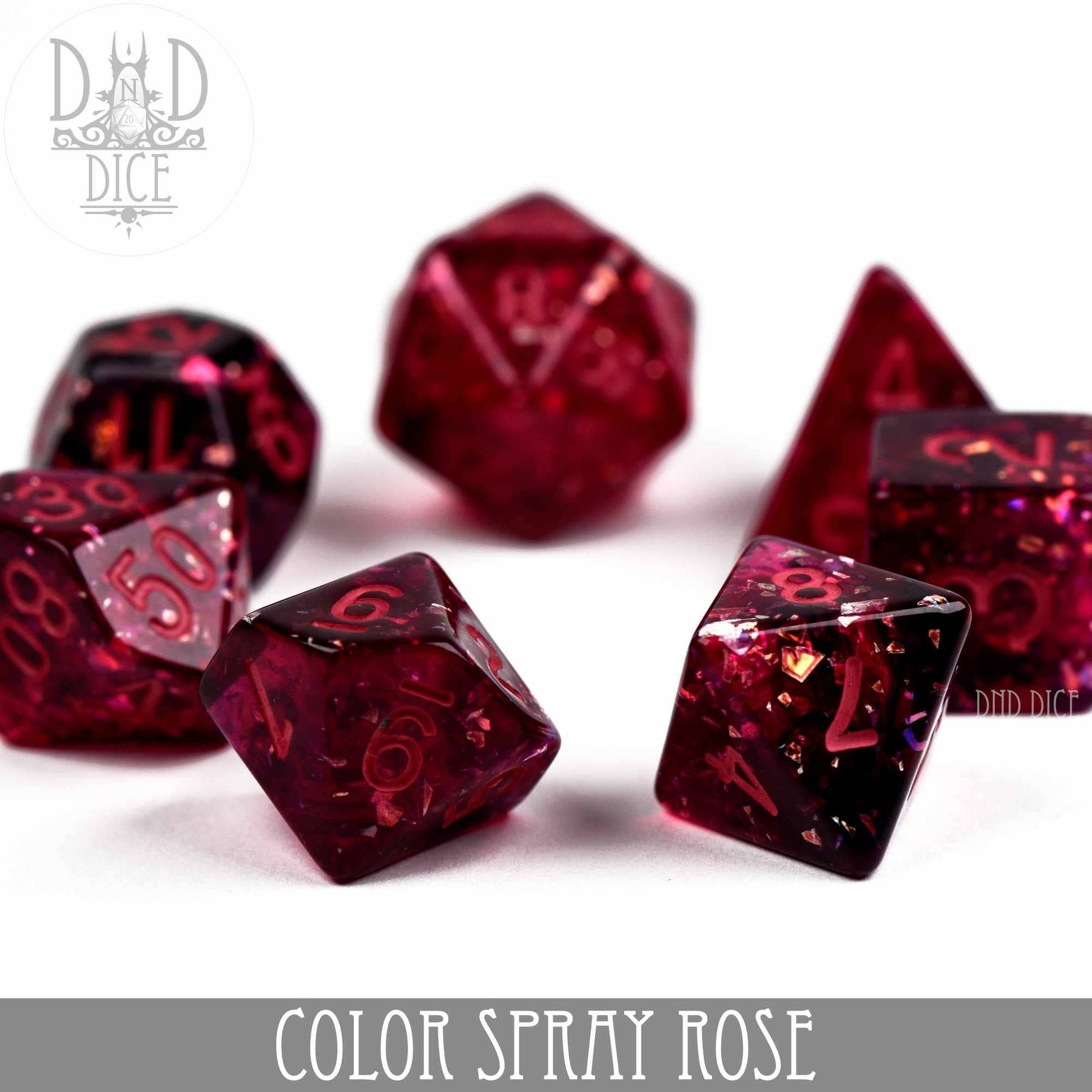 DNDDICE.COM Dice > Other Dice Color Spray Rose 758890746170 PR07SPRAY6