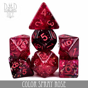 DNDDICE.COM Dice > Other Dice Color Spray Rose 758890746170 PR07SPRAY6
