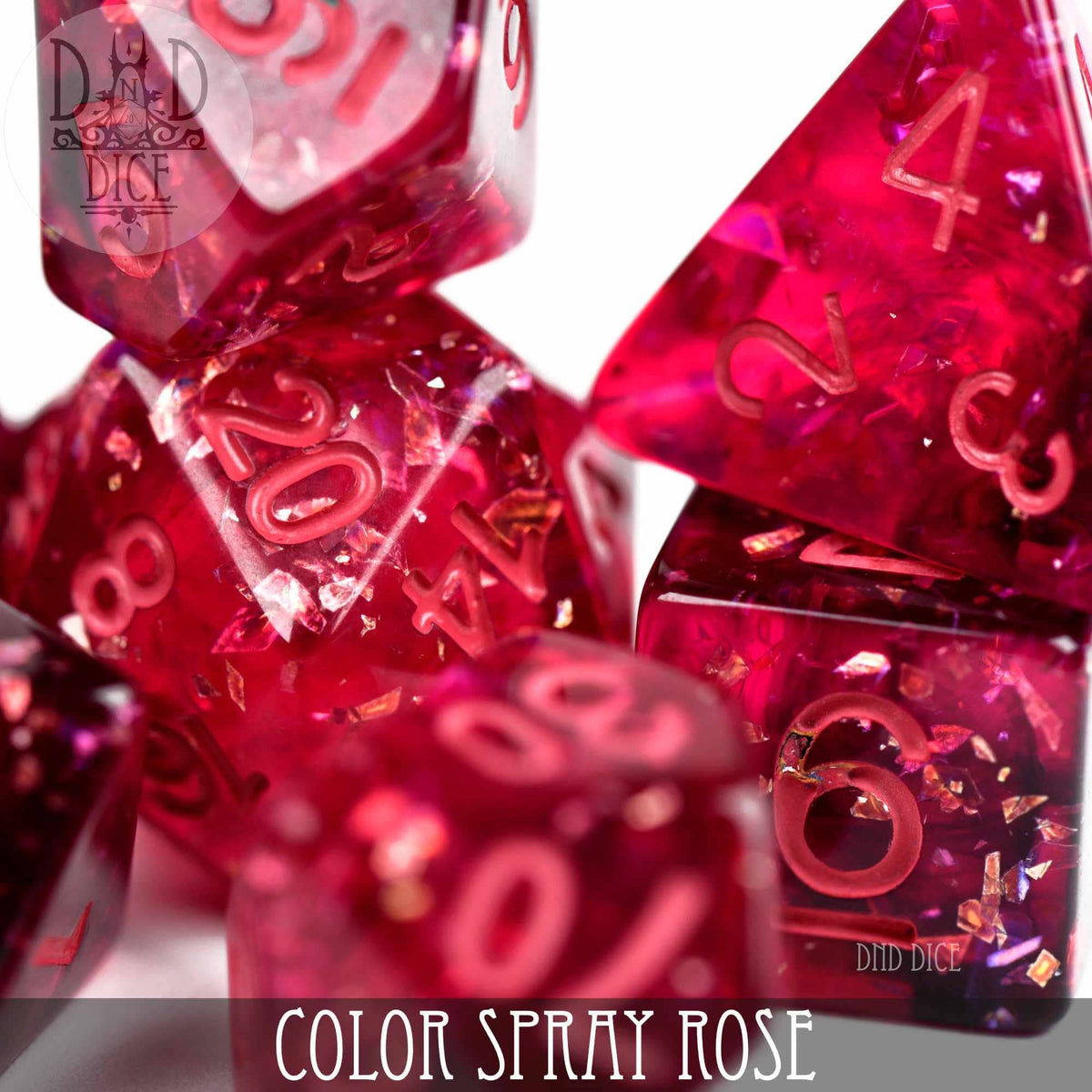 DNDDICE.COM Dice > Other Dice Color Spray Rose 758890746170 PR07SPRAY6