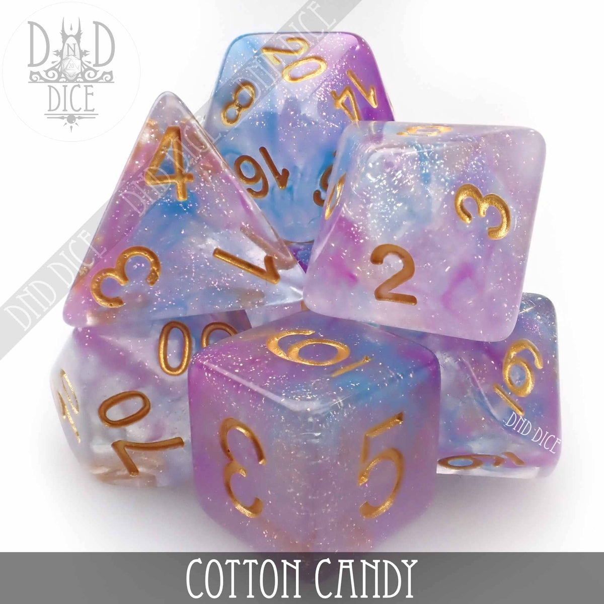 DNDDICE.COM Dice > Other Dice Cotton Candy 758890739110 PR07CTNC