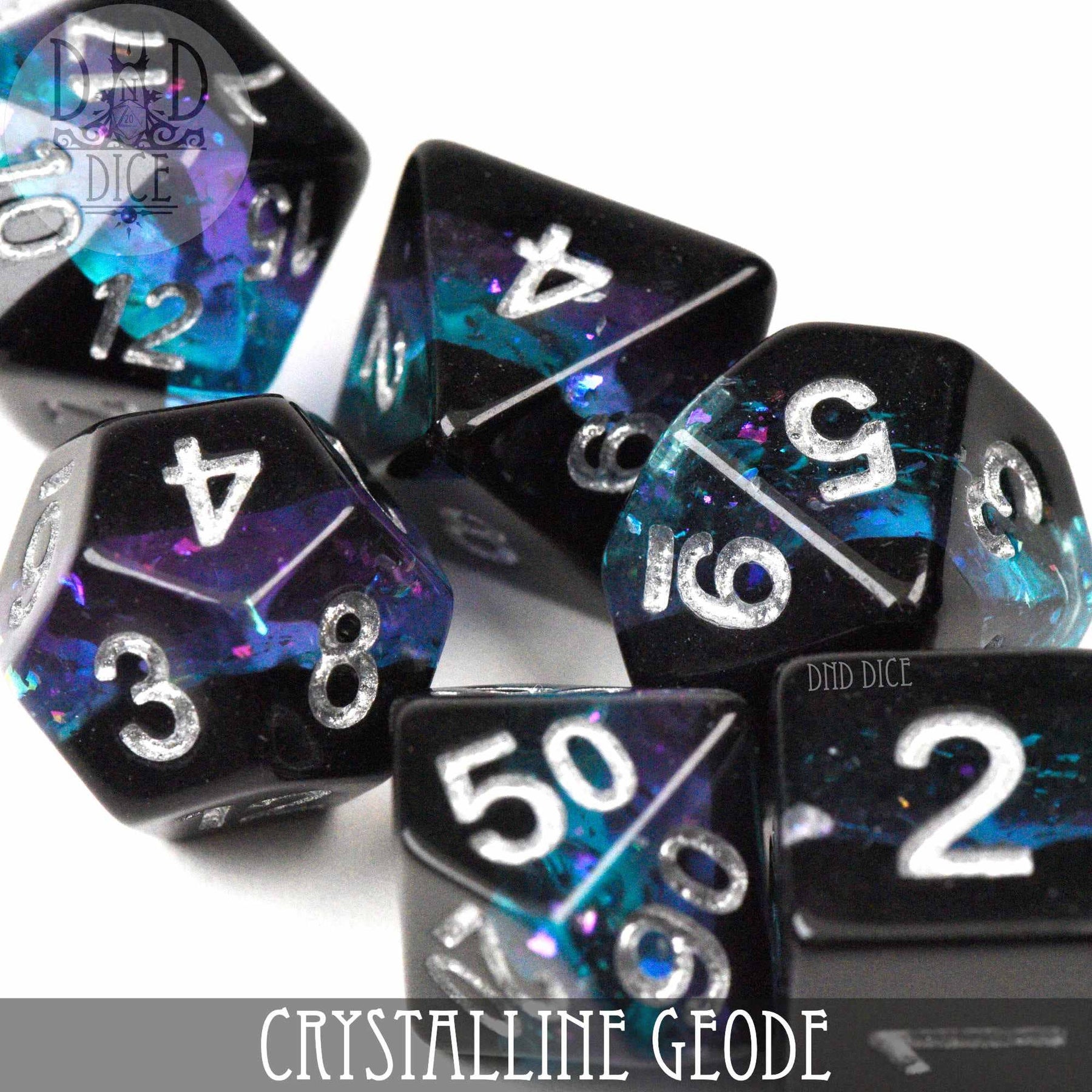 DNDDICE.COM Dice > Other Dice Crystalline Geode 758890746323 PR07GEODE