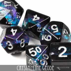 DNDDICE.COM Dice > Other Dice Crystalline Geode 758890746323 PR07GEODE