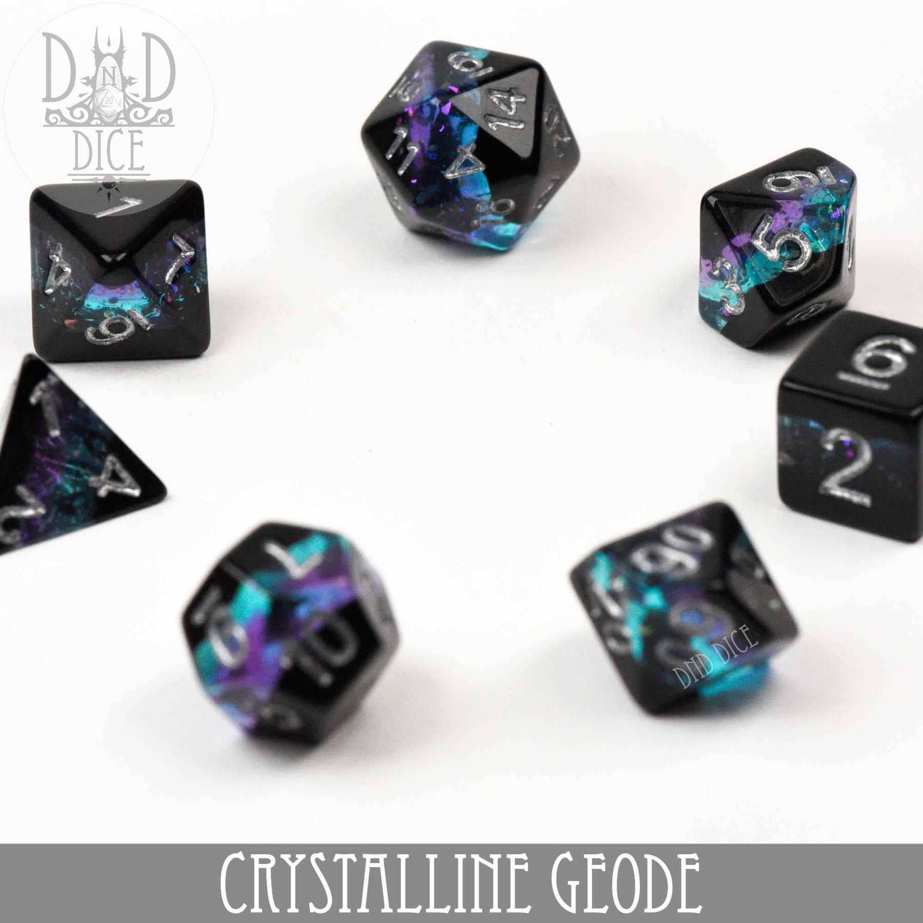 DNDDICE.COM Dice > Other Dice Crystalline Geode 758890746323 PR07GEODE