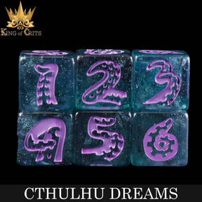 DNDDICE.COM Dice > Other Dice Cthulhu Dreams - 11 Dice Set 758890749720 ER11CTHULHU