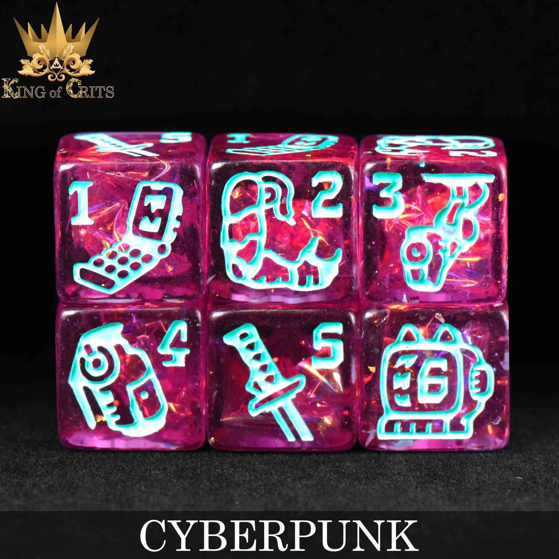 DNDDICE.COM Dice > Other Dice Cyberpunk - 11 Dice Set 758890749379 ER11PUNK