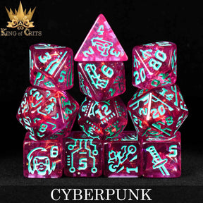 DNDDICE.COM Dice > Other Dice Cyberpunk - 11 Dice Set 758890749379 ER11PUNK