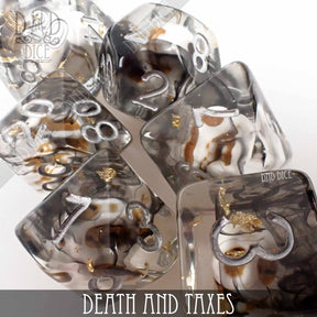 DNDDICE.COM Dice > Other Dice Death and Taxes 758890739202 PR07XDXD