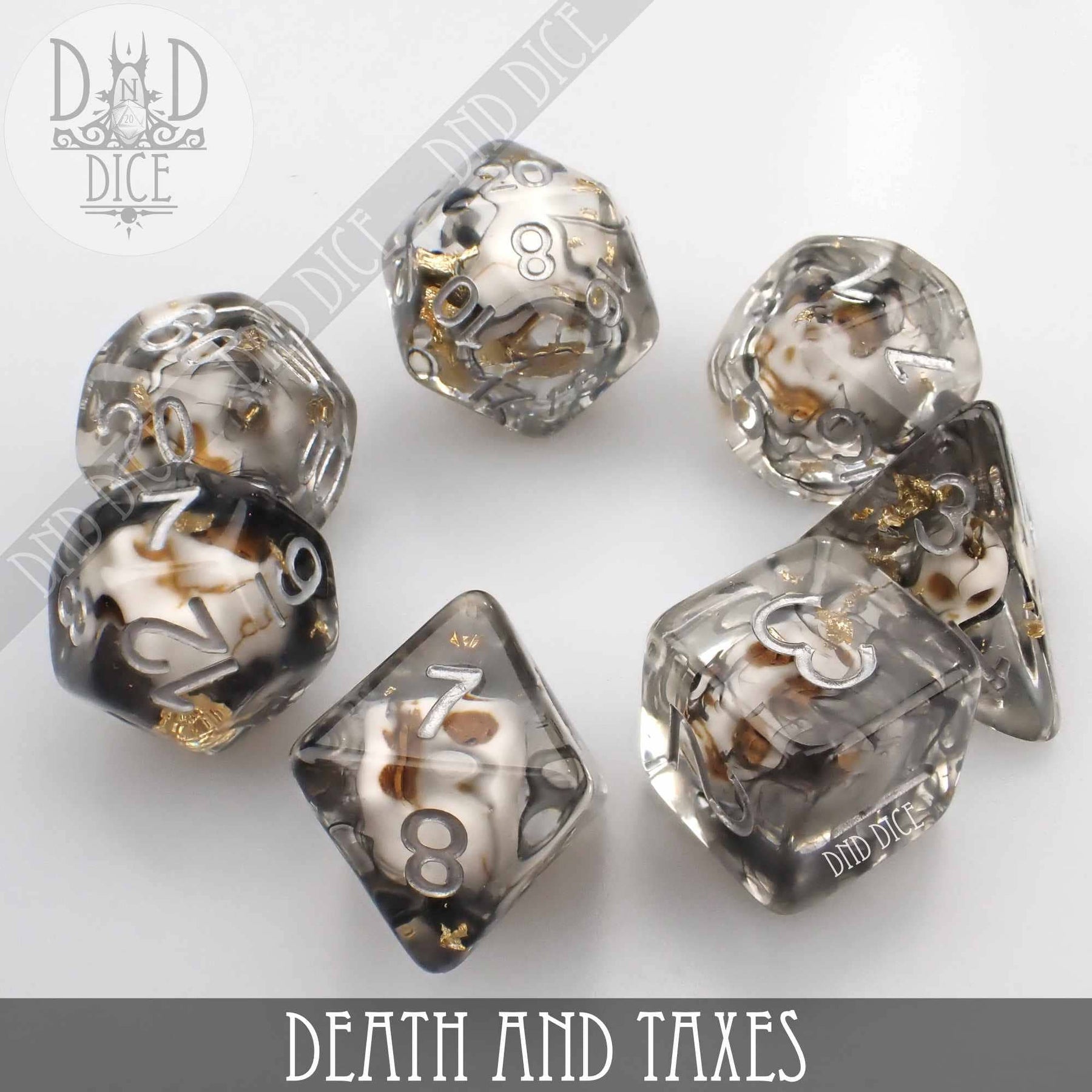 DNDDICE.COM Dice > Other Dice Death and Taxes 758890739202 PR07XDXD