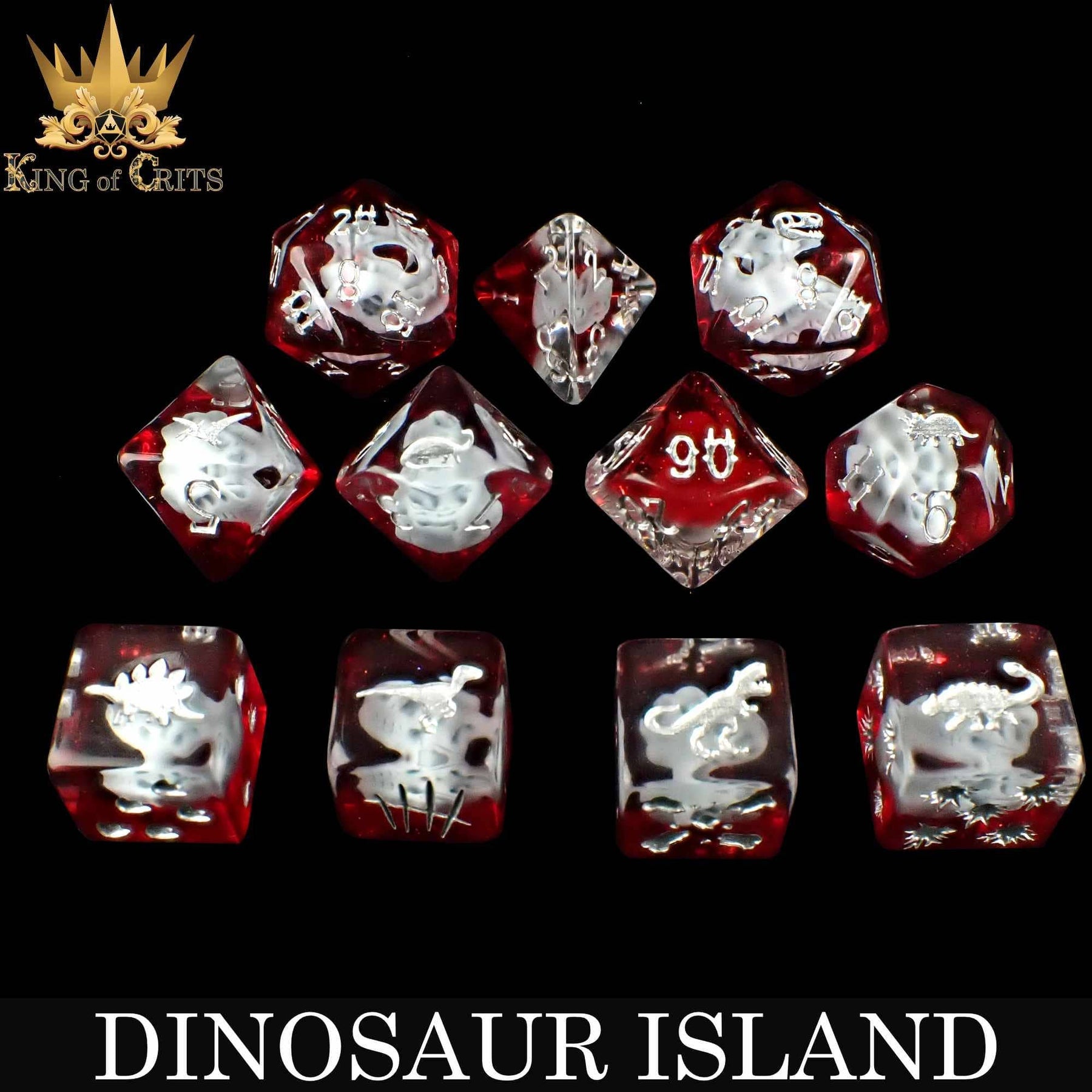 DNDDICE.COM Dice > Other Dice Dinosaur Island - 11 Dice Set 758890745081 ER11DINO