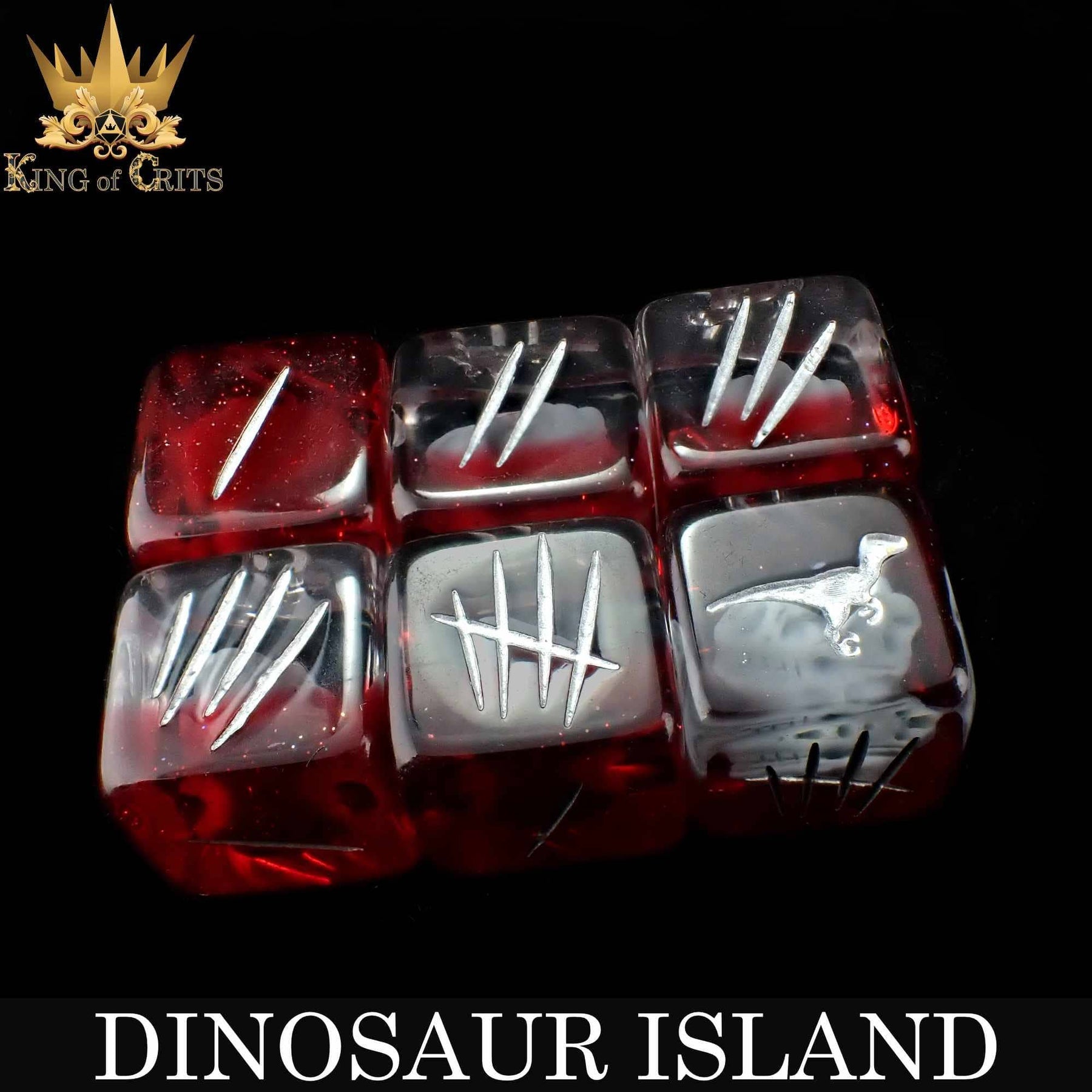 DNDDICE.COM Dice > Other Dice Dinosaur Island - 11 Dice Set 758890745081 ER11DINO
