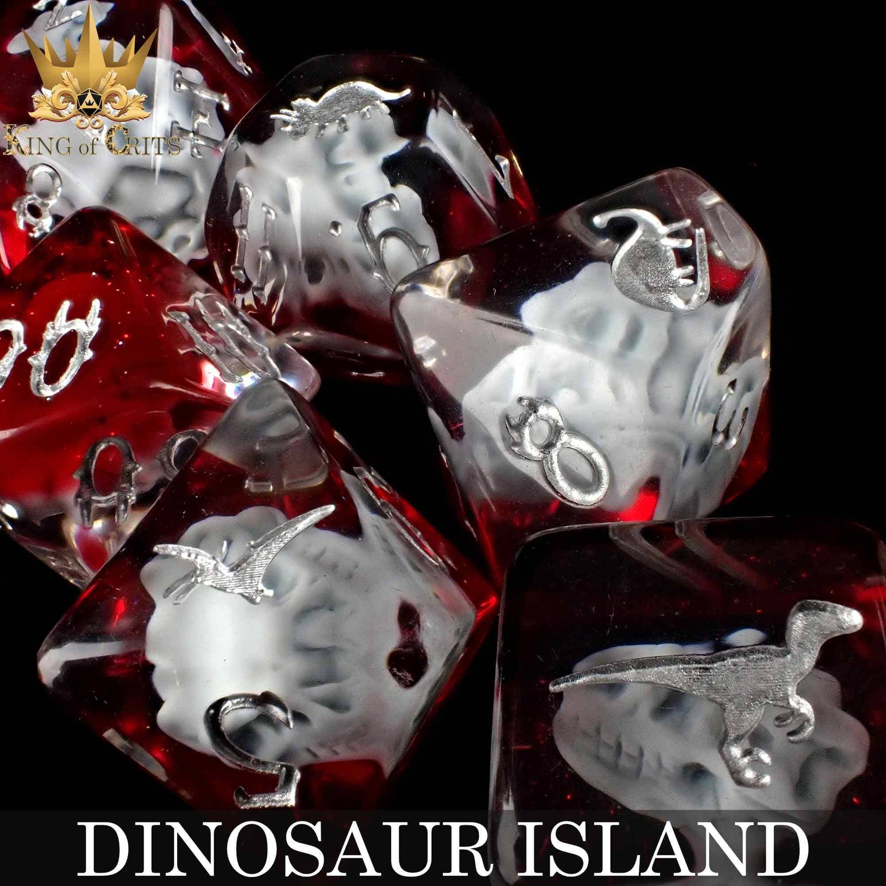 DNDDICE.COM Dice > Other Dice Dinosaur Island - 11 Dice Set 758890745081 ER11DINO