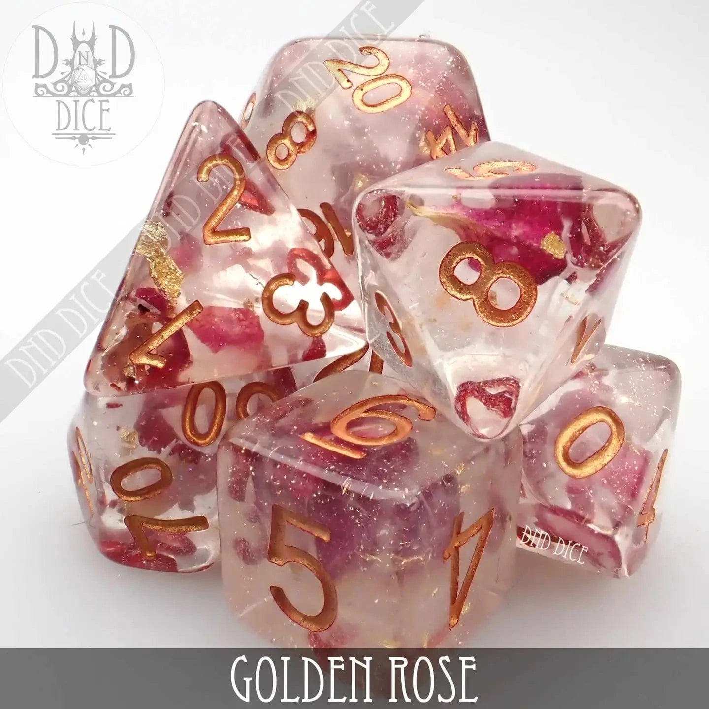 DNDDICE.COM Dice > Other Dice DND DICE: Golden Rose 758890739806 PR07GDNR
