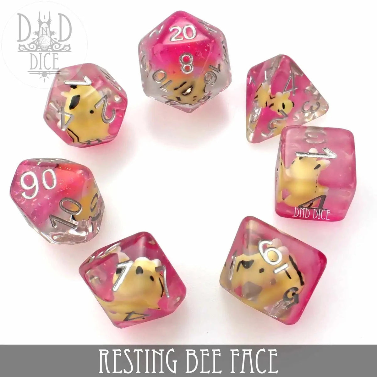 DNDDICE.COM Dice > Other Dice DND DICE: Resting Bee Face 758890745494 PR07BEES
