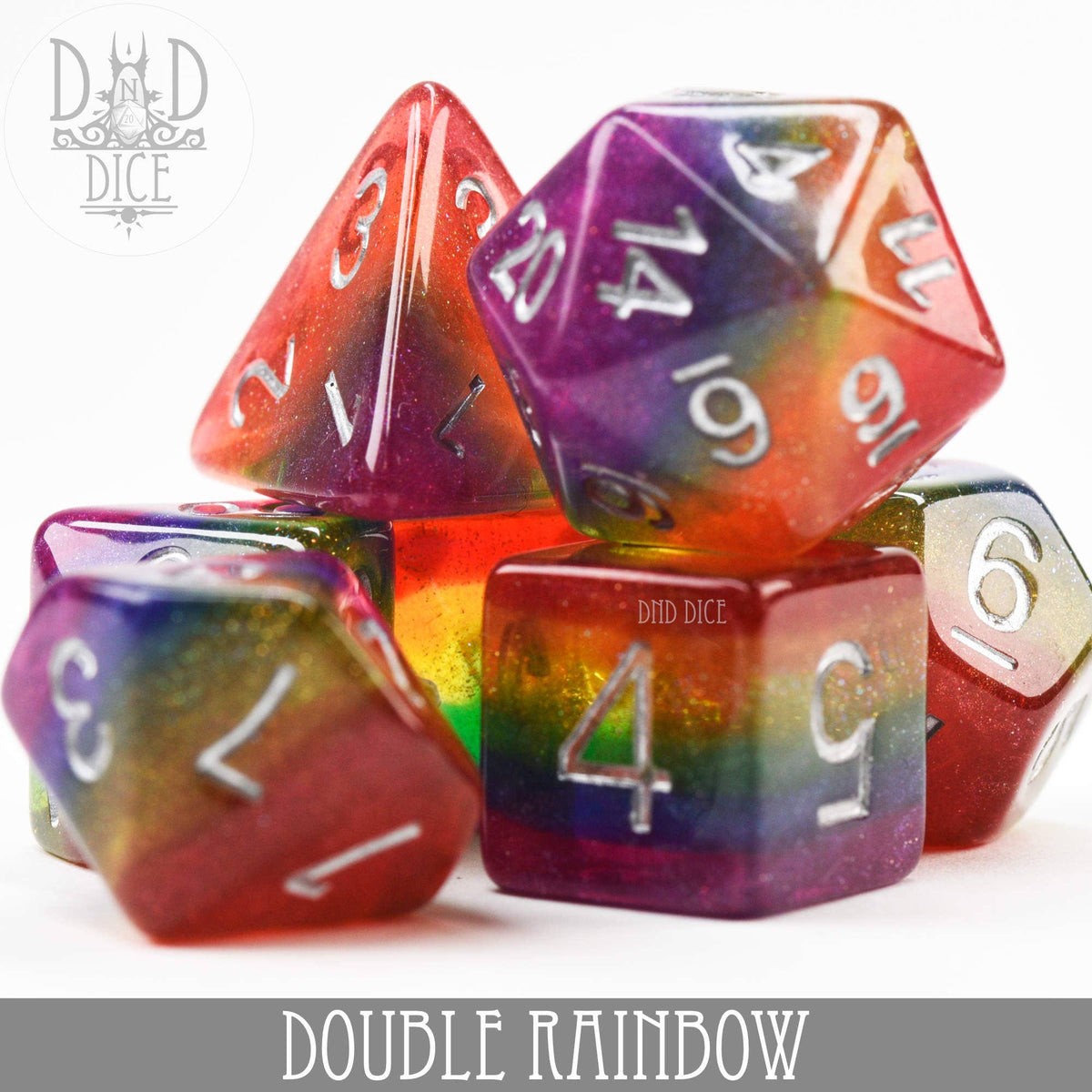 DNDDICE.COM Dice > Other Dice Double Rainbow 758890748730 PR07TWOBOWS