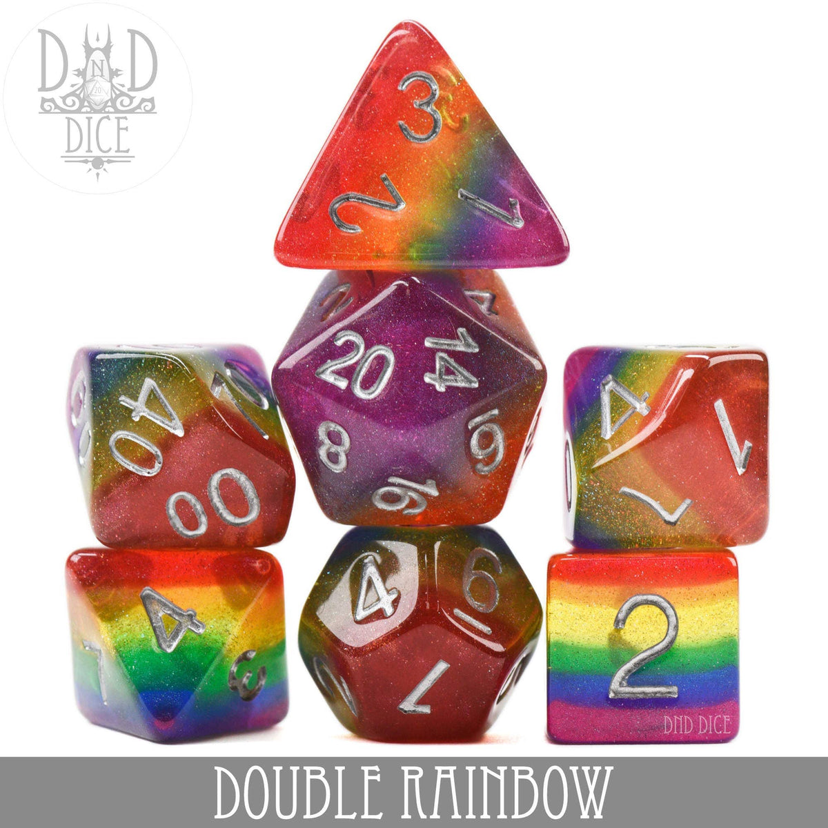 DNDDICE.COM Dice > Other Dice Double Rainbow 758890748730 PR07TWOBOWS