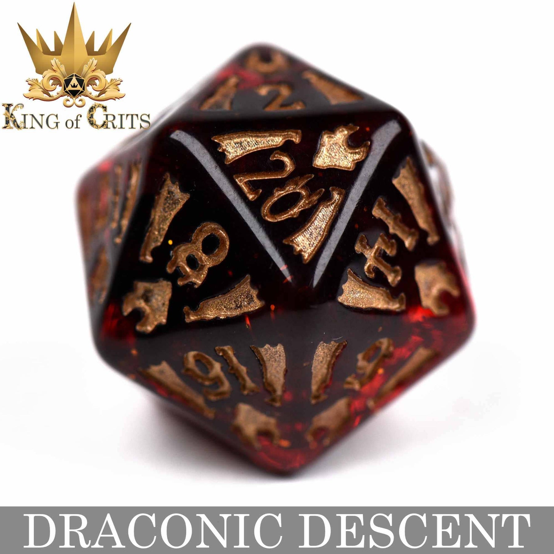 DNDDICE.COM Dice > Other Dice Draconic Descent - 11 Dice Set 758890746057 ER11DRAGON