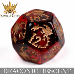 DNDDICE.COM Dice > Other Dice Draconic Descent - 11 Dice Set 758890746057 ER11DRAGON