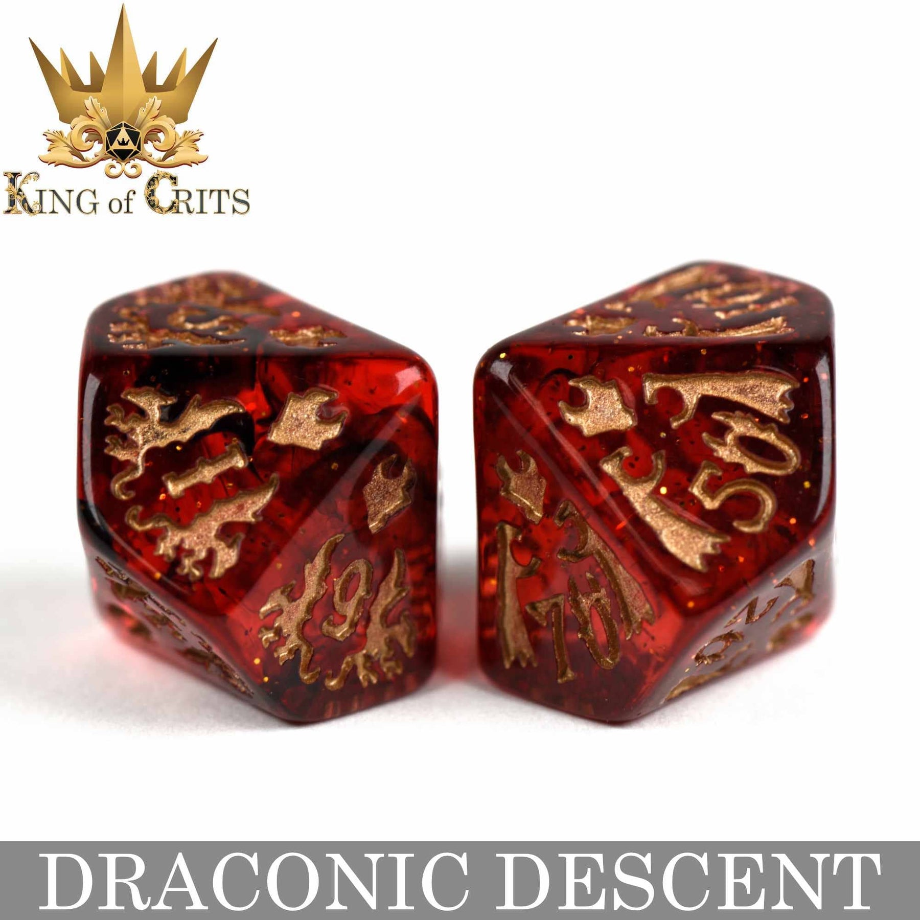 DNDDICE.COM Dice > Other Dice Draconic Descent - 11 Dice Set 758890746057 ER11DRAGON