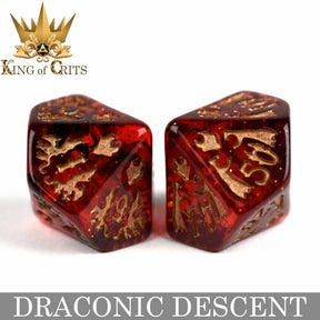 DNDDICE.COM Dice > Other Dice Draconic Descent - 11 Dice Set 758890746057 ER11DRAGON