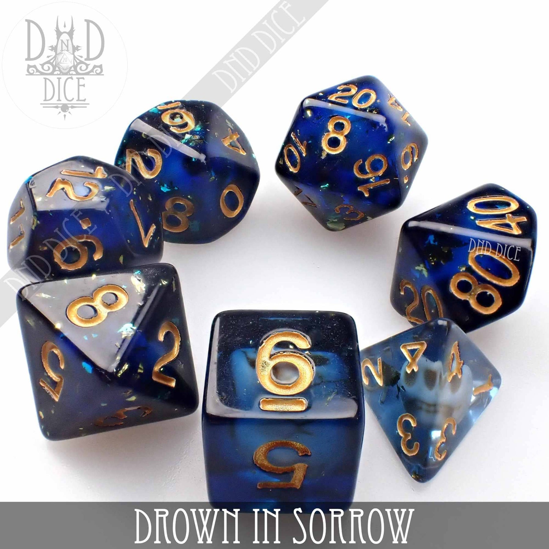 DNDDICE.COM Dice > Other Dice Drown in Sorrow 758890739387 PR07DSRW