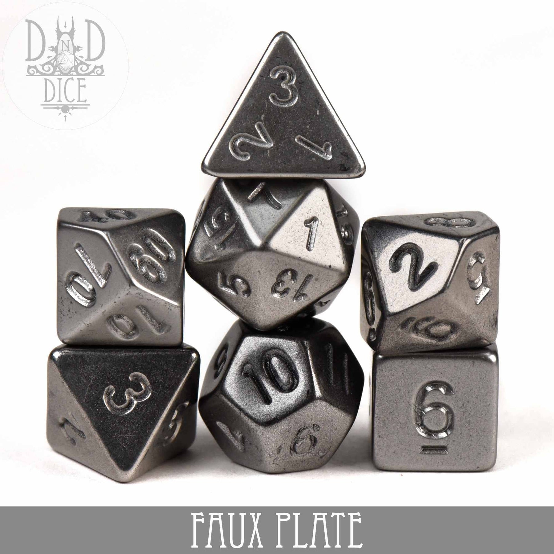 DNDDICE.COM Dice > Other Dice Faux Plate 758890749645 PA07PLATE