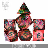 DNDDICE.COM Dice > Other Dice Festering Wound (Handmade) 758890748464 HM07WOUND