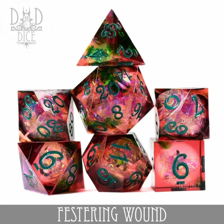DNDDICE.COM Dice > Other Dice Festering Wound (Handmade) 758890748464 HM07WOUND