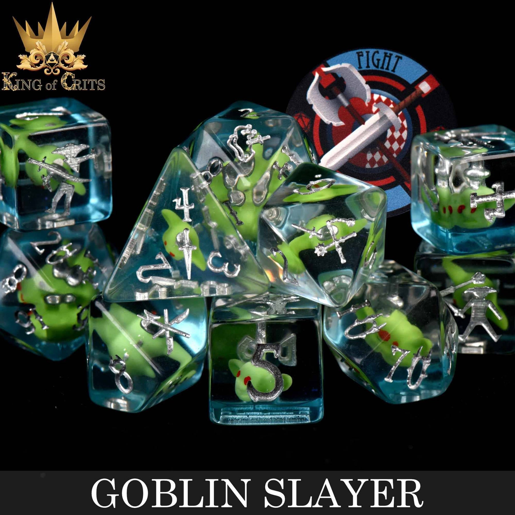 DNDDICE.COM Dice > Other Dice Goblin Slayer - 11 Dice Set 758890749409 ER11SLAY