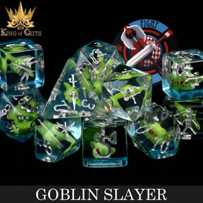 DNDDICE.COM Dice > Other Dice Goblin Slayer - 11 Dice Set 758890749409 ER11SLAY