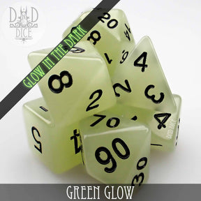 DNDDICE.COM Dice > Other Dice Green Glow in the Dark 758890739905 PA07GGLO