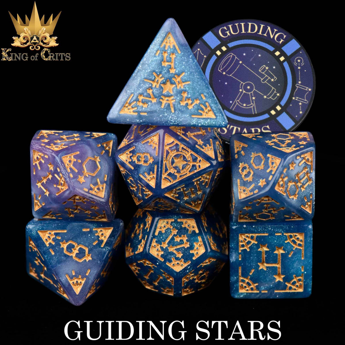 DNDDICE.COM Dice > Other Dice Guiding Stars - 7 Dice Set 758890749584 ER07STARS