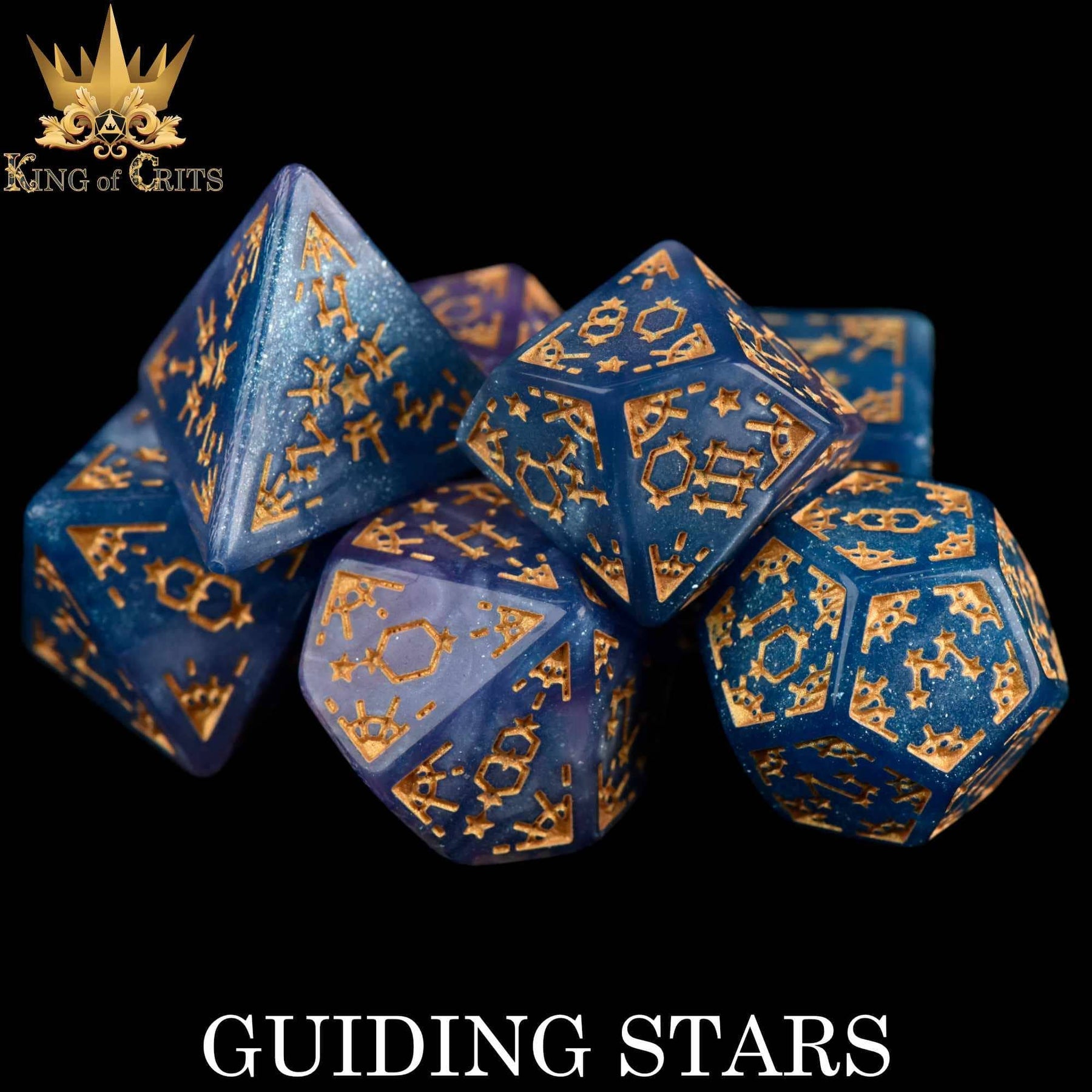 DNDDICE.COM Dice > Other Dice Guiding Stars - 7 Dice Set 758890749584 ER07STARS