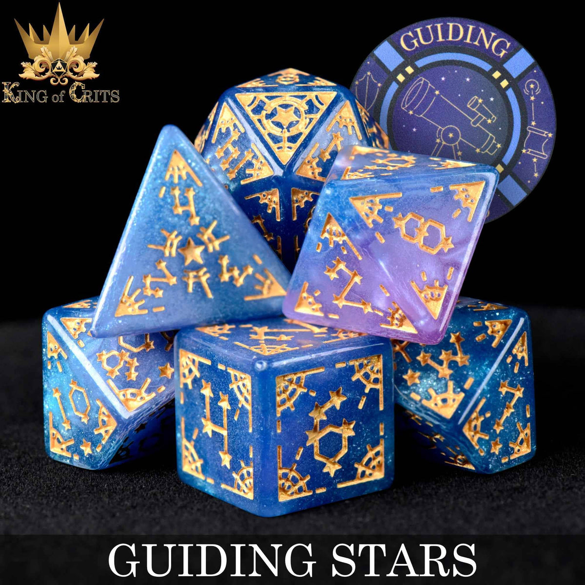 DNDDICE.COM Dice > Other Dice Guiding Stars - 7 Dice Set 758890749584 ER07STARS