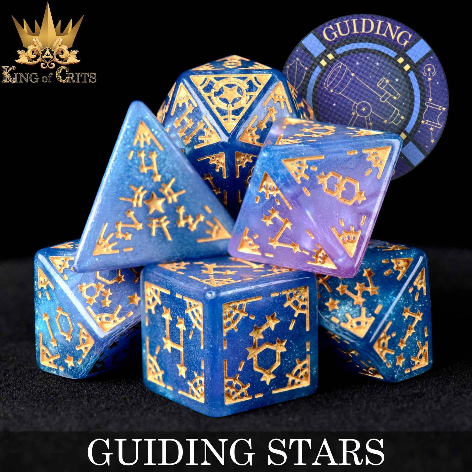 DNDDICE.COM Dice > Other Dice Guiding Stars - 7 Dice Set 758890749584 ER07STARS