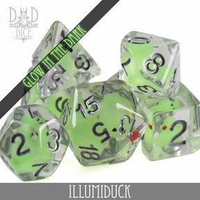 DNDDICE.COM Dice > Other Dice Illumiduck (Glow) 758890749911 PR07ILLUMI