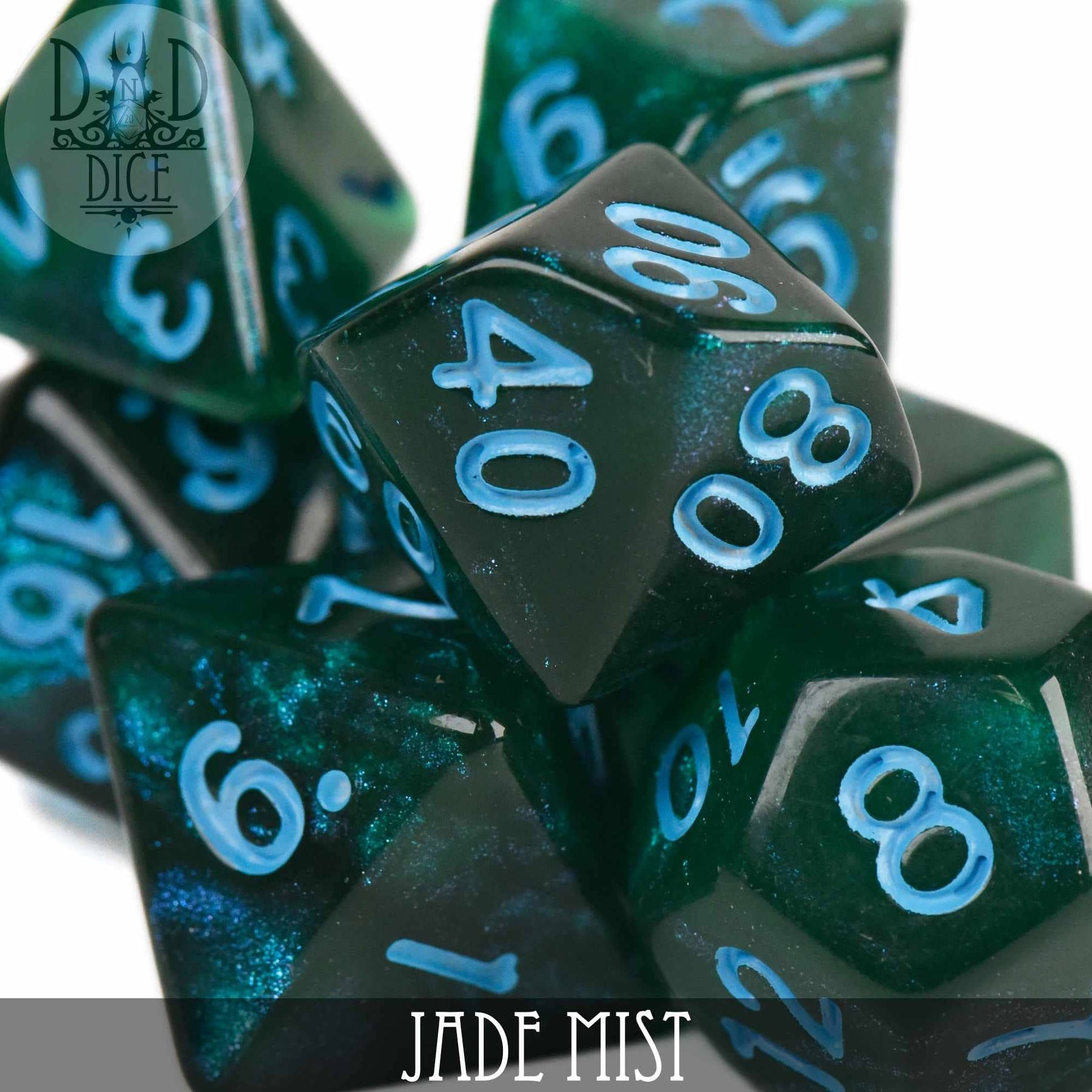 DNDDICE.COM Dice > Other Dice Jade Mist Glitter 758890749256 PA07MIST